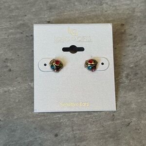 Lori's Gifts Multicolor Stud Earrings